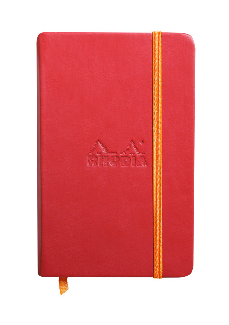 Rhodia Hardcover Notebook - Small - Poppy - Lined